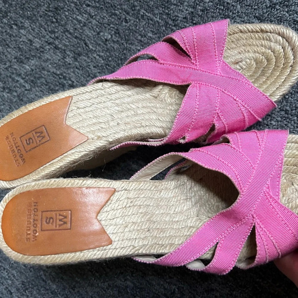 Stubbs and Wootton Pink Espadrilles - Picture 3 of 9